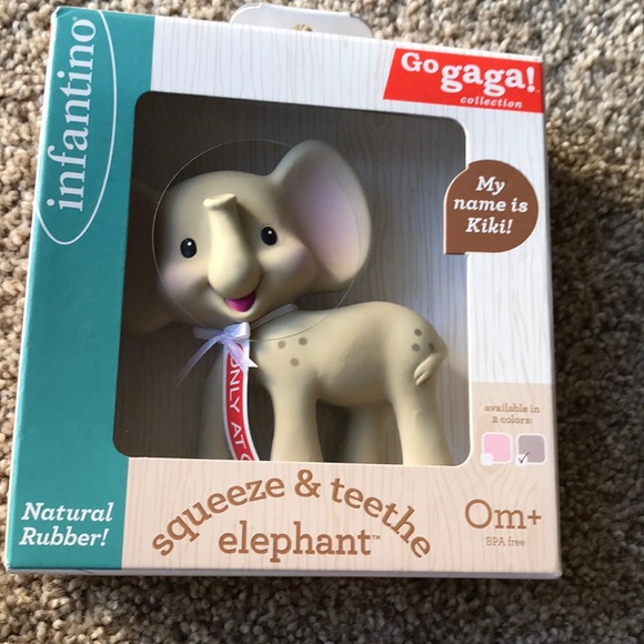 kiki elephant teether